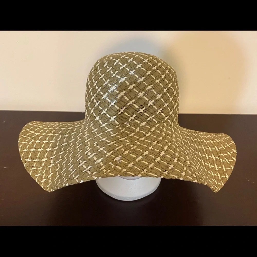 Natural Flexible Straw Sun Hat – Tan - Picture 2 of 5